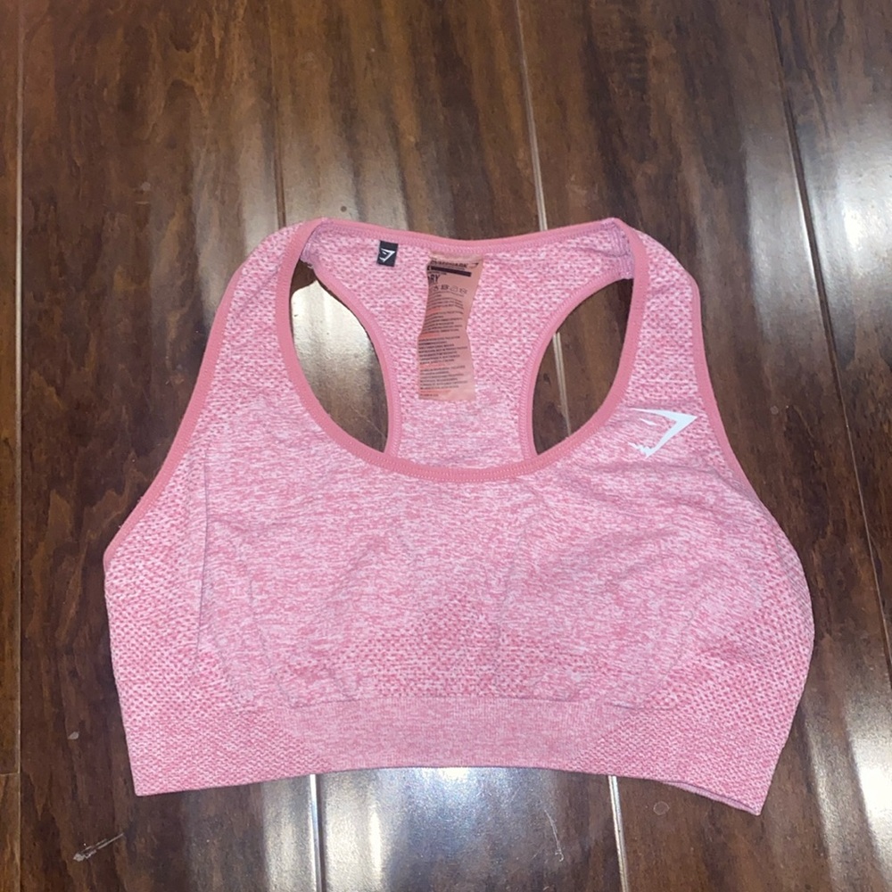 COPY - Gymshark- Marl Pink Sports Bra